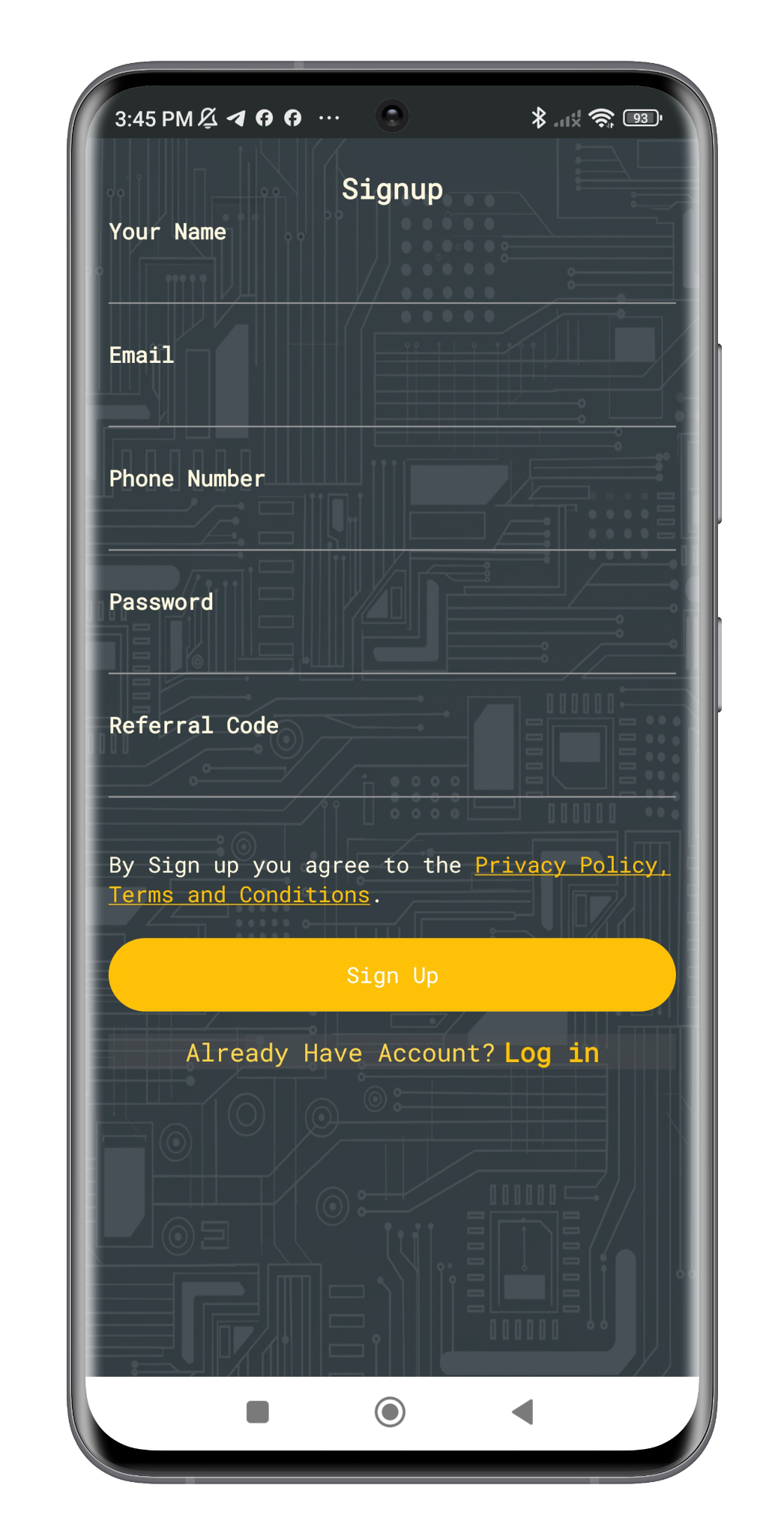 Register and activate